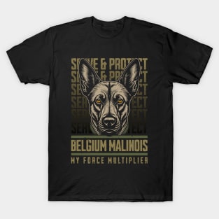 Belgium Malinois- Serve & Protect T-Shirt